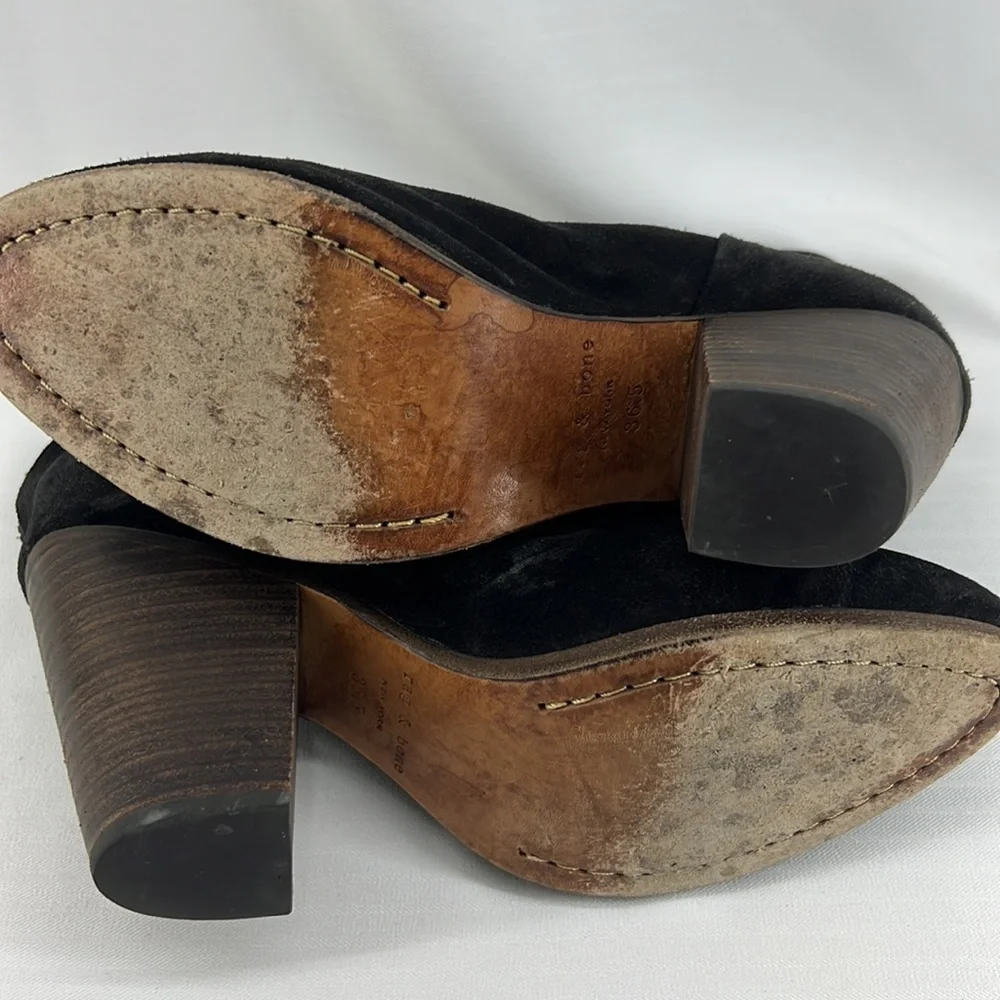 Rag & Bone Suede Newbury Ankle Boots